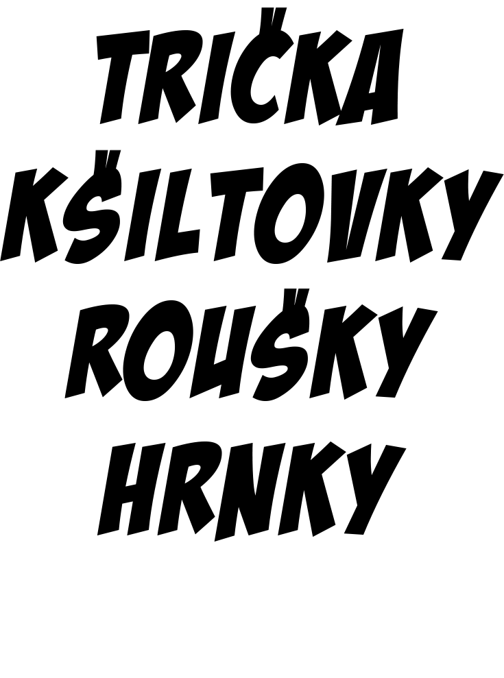 text - Adolfeen - trička, kšiltovky, roušky, hrnky